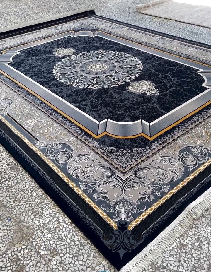 Sultan Medallion Luxury Carpet – Premium Solid Material & Anti-Slip