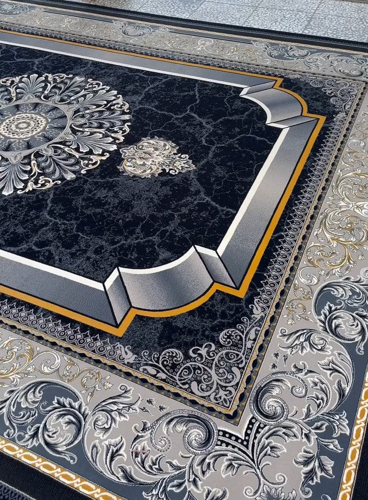 Sultan Medallion Luxury Carpet – Premium Solid Material & Anti-Slip