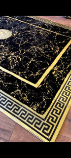 Royal Onyx Black-Gold Carpet